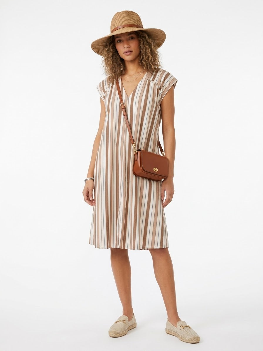 Cotton shift dress